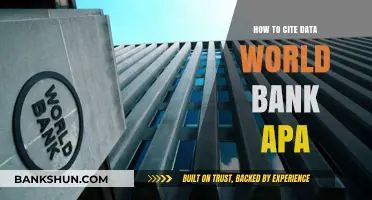 Citing World Bank Data in APA Style: A Comprehensive Guide
