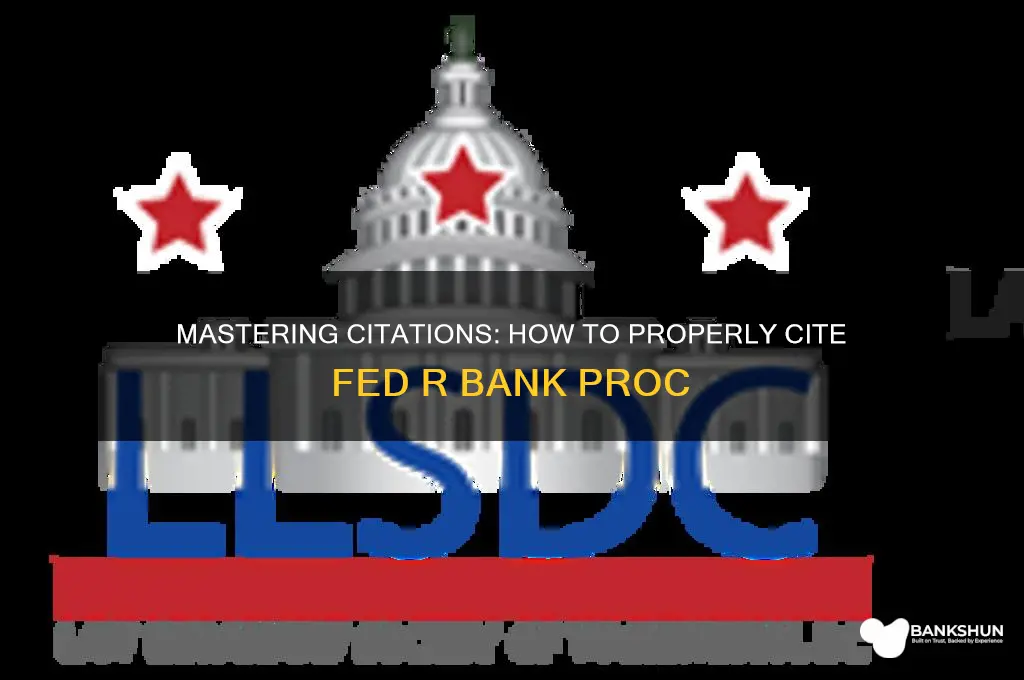 how to cite fed r bank proc