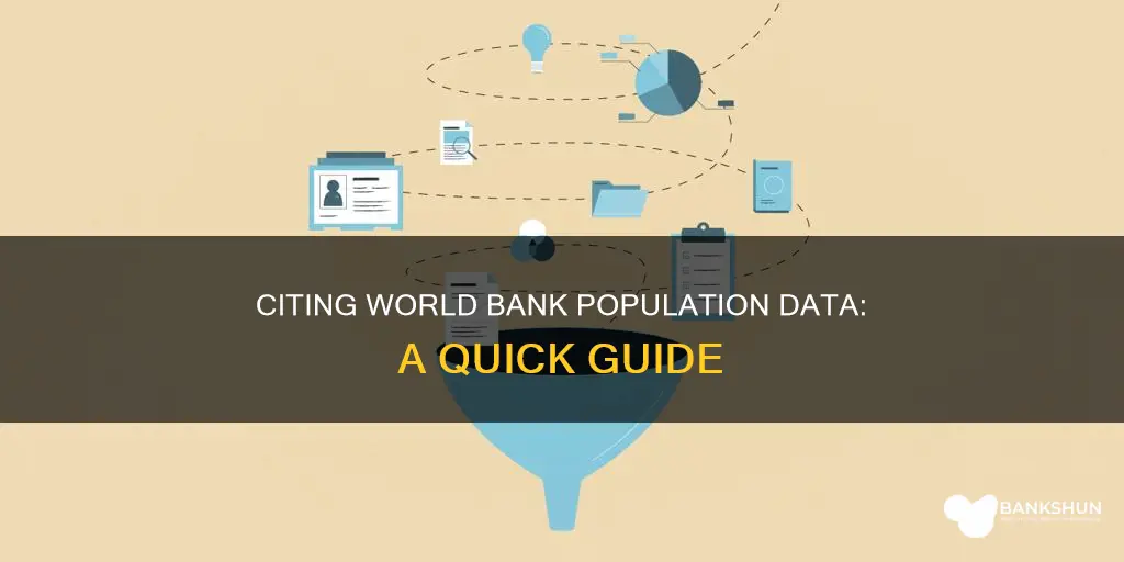 how to cite world bank population data