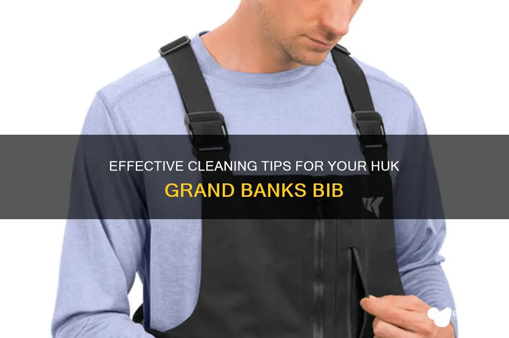 how to clean huk grand banks bib