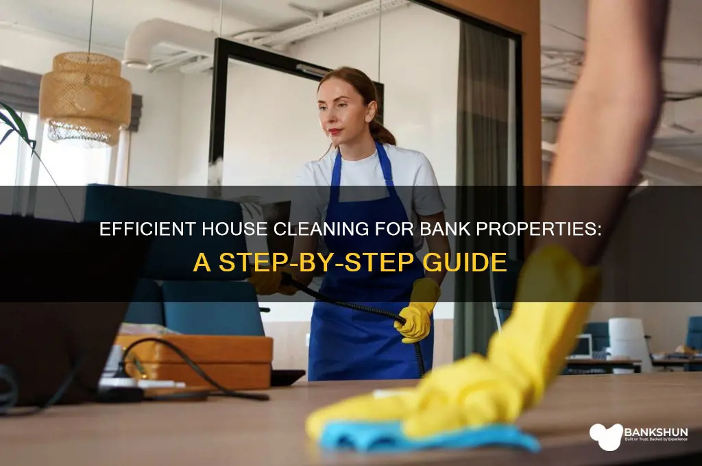 how to clean out houses for banks