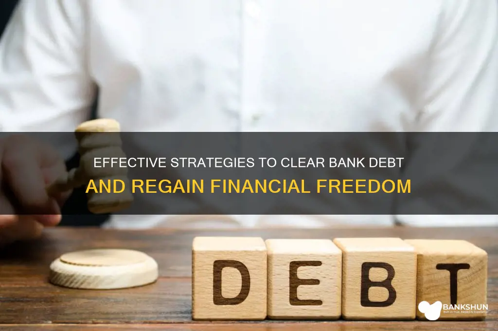 how to clear a debt from bank