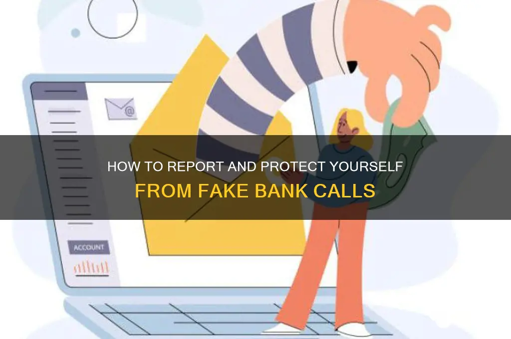 how to complain about fake bank call