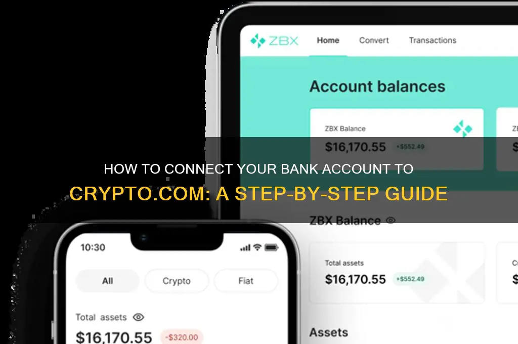 how to connect bank to crypto com