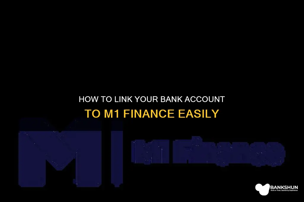 how to connect bank to m1 finance