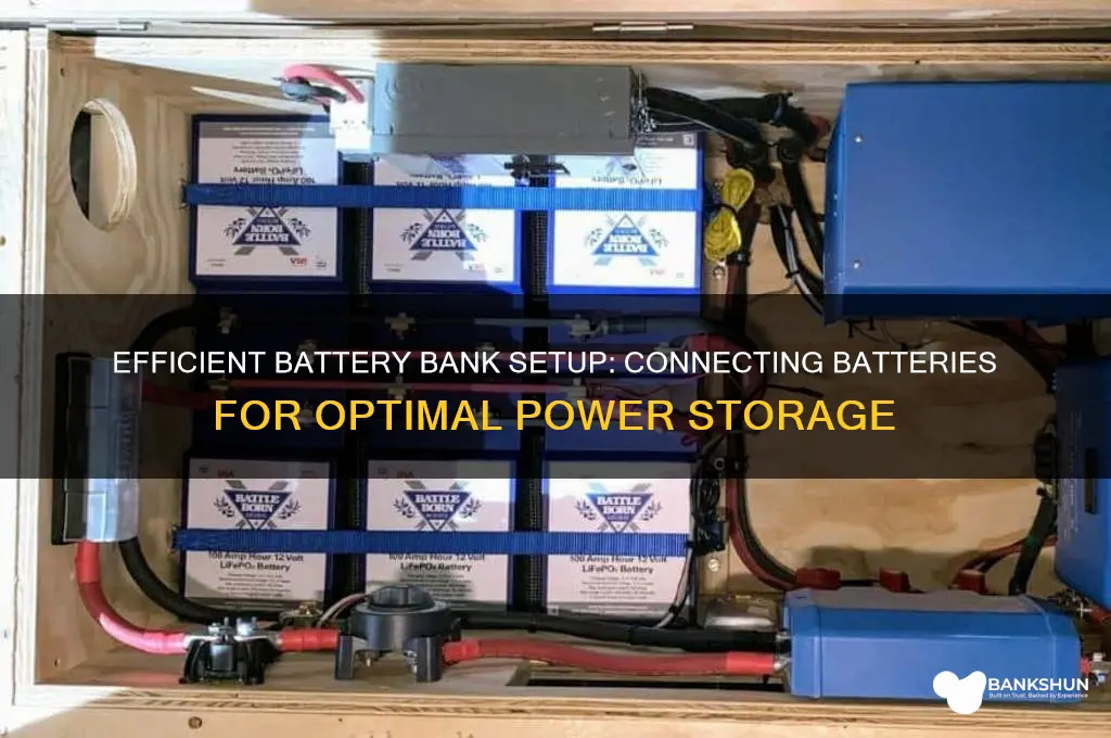 how to connect batteries for battery bank