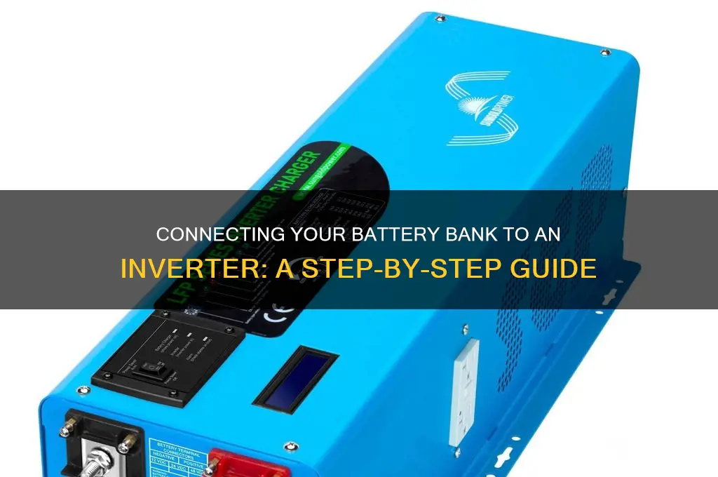 how to connect battery bank to inverter