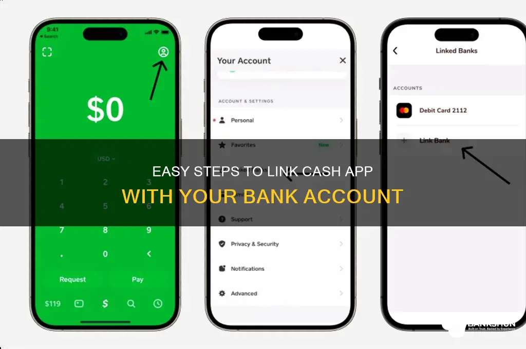 how to connect cash app to bank