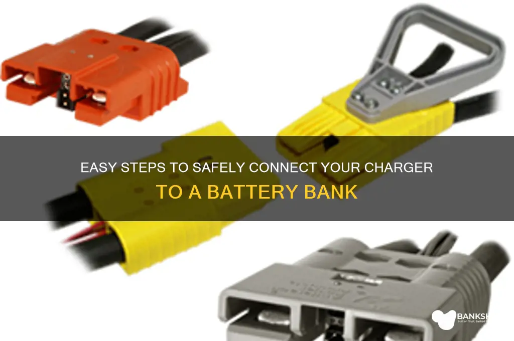 how to connect charger to battery bank