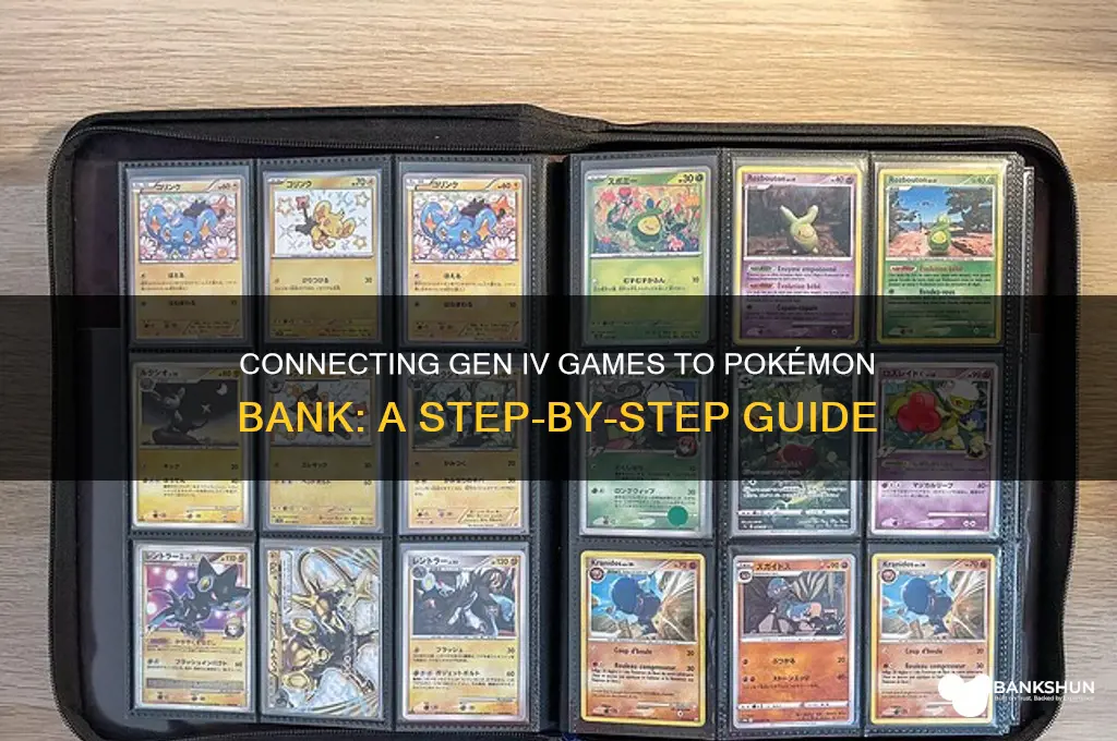 how to connect gen iv to bank