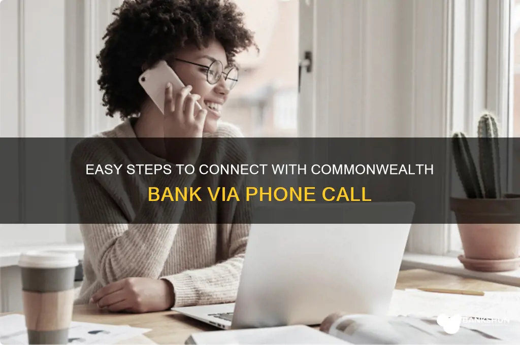 how to connectthe commonwealth bank by phone