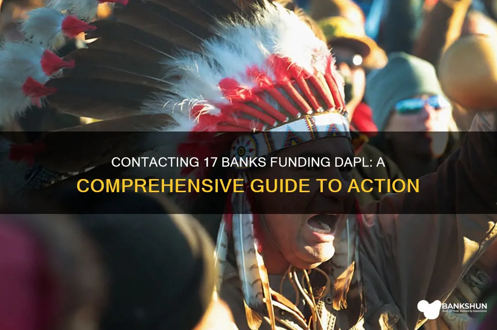 how to contact 17 banks dapl yes