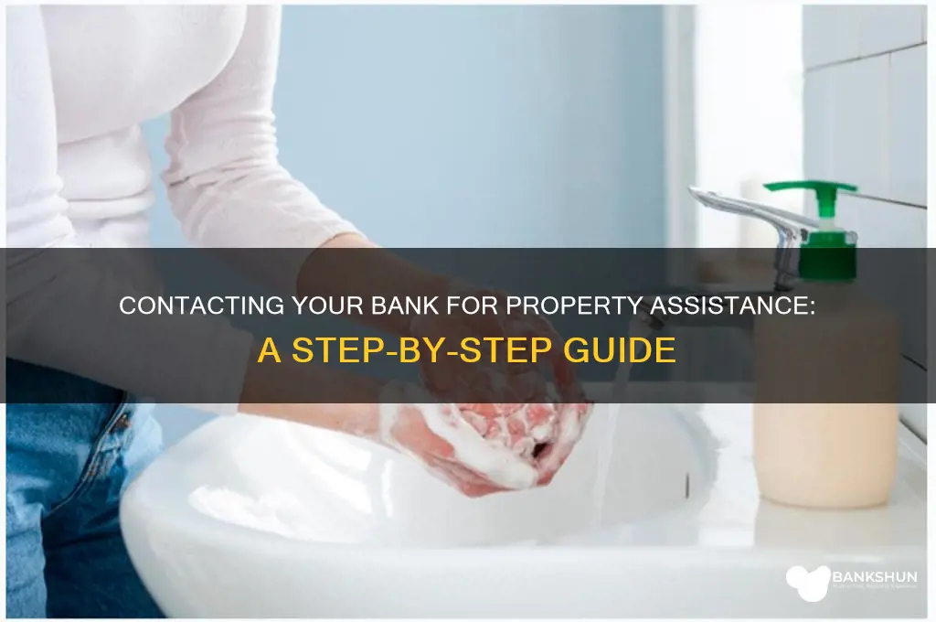 how to contact a bank about property