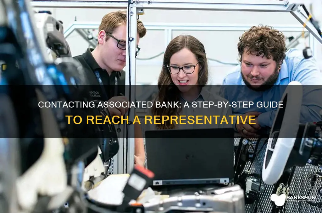 how to contact an associated bank representative