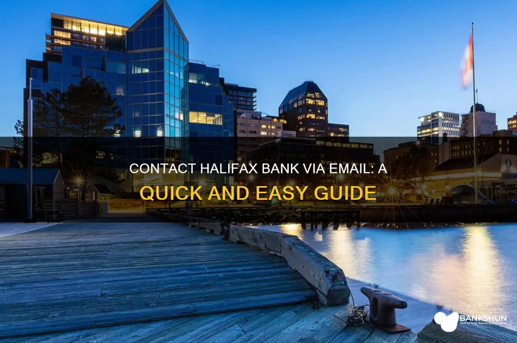 how to contact halifax bank by email