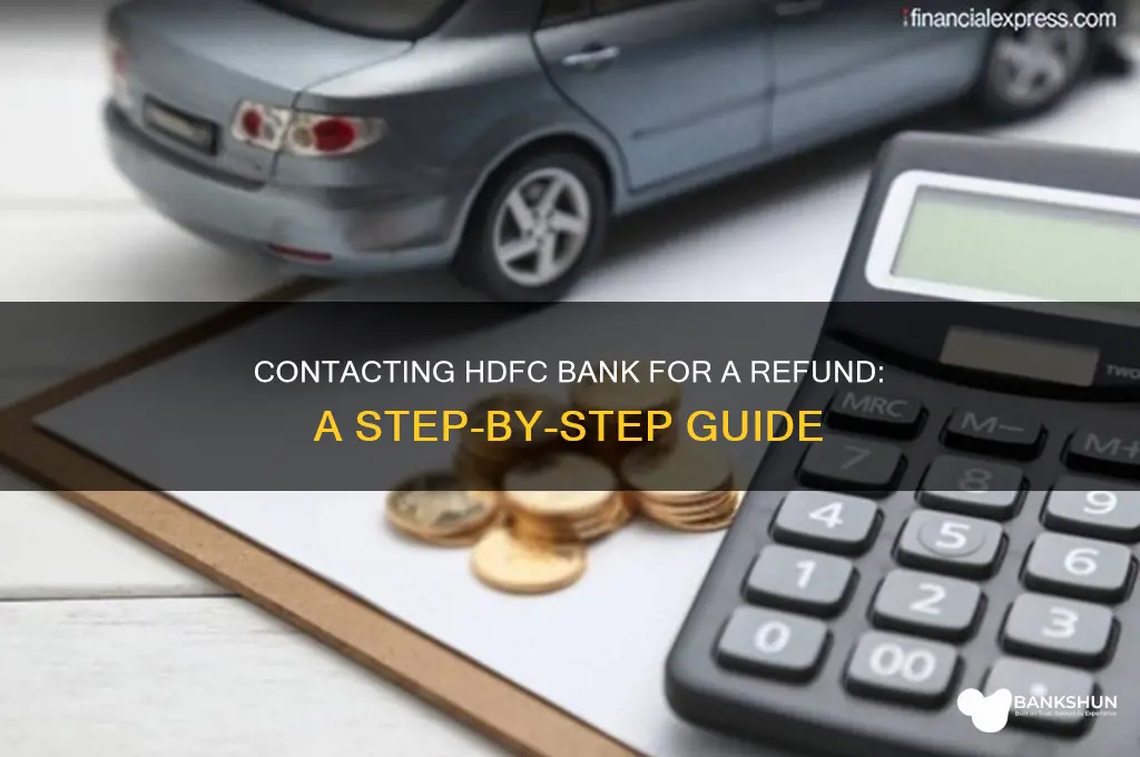 how to contact hdfc bank for refund