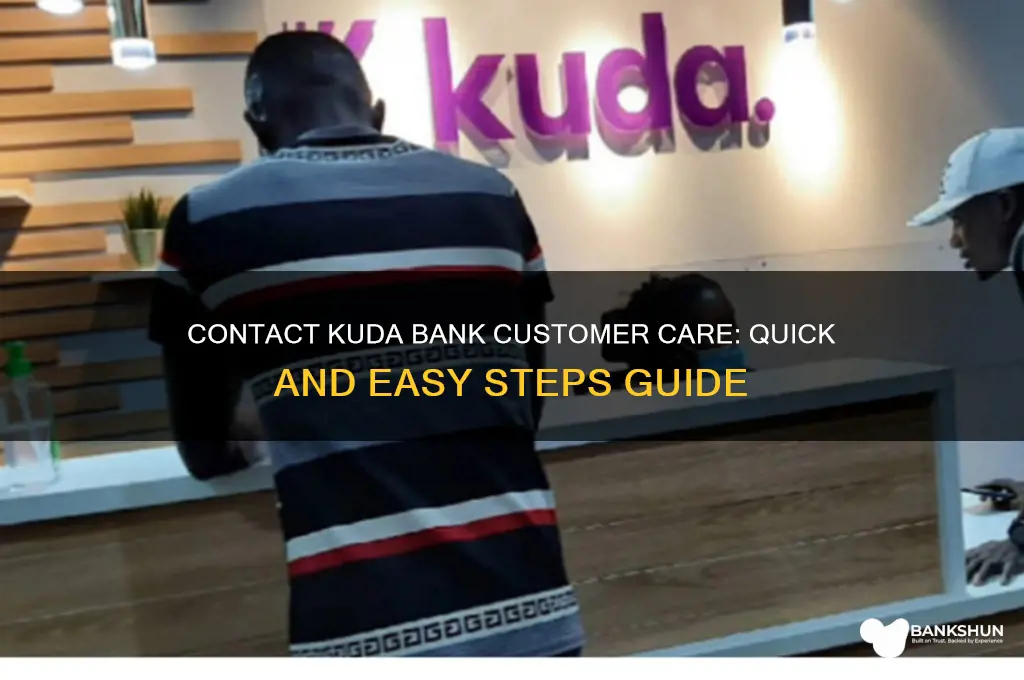 how to contact kuda bank customer care