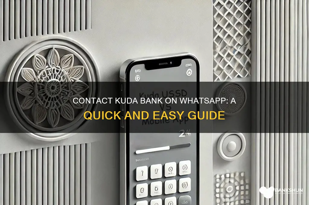 how to contact kuda bank on whatsapp