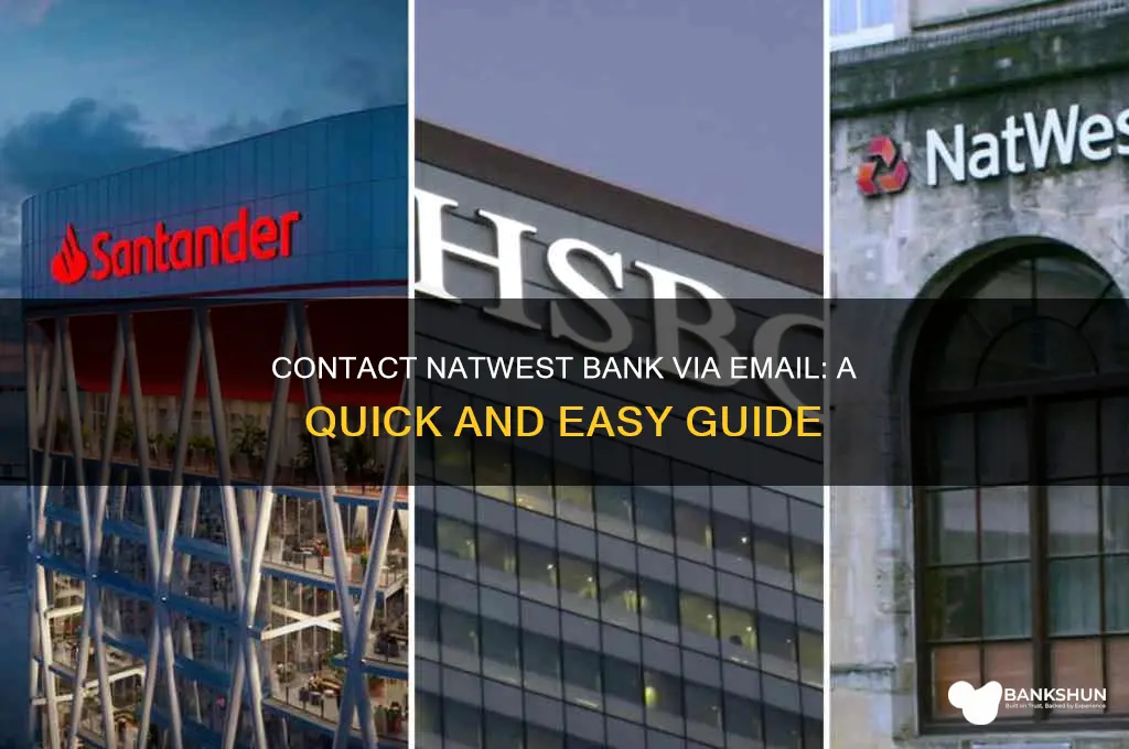 how to contact natwest bank by email