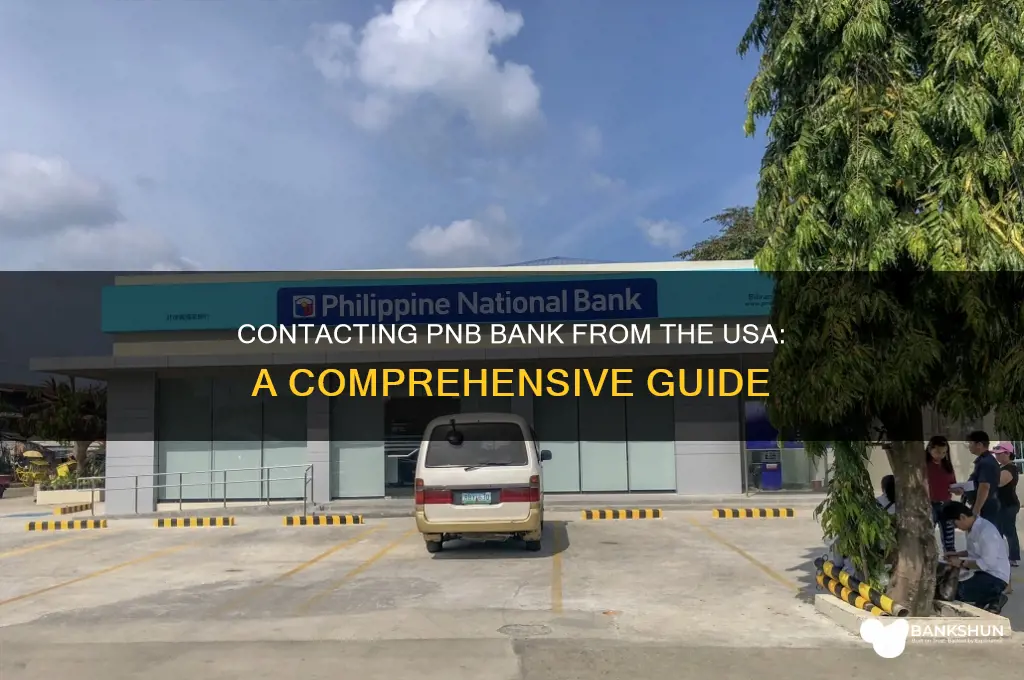 how to contact pnb bank from usa