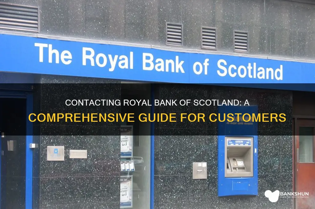 how to contact royal bank of scotland