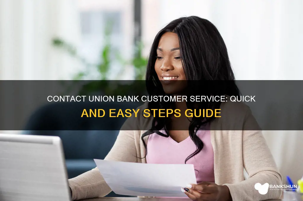 how to contact union bank customer service