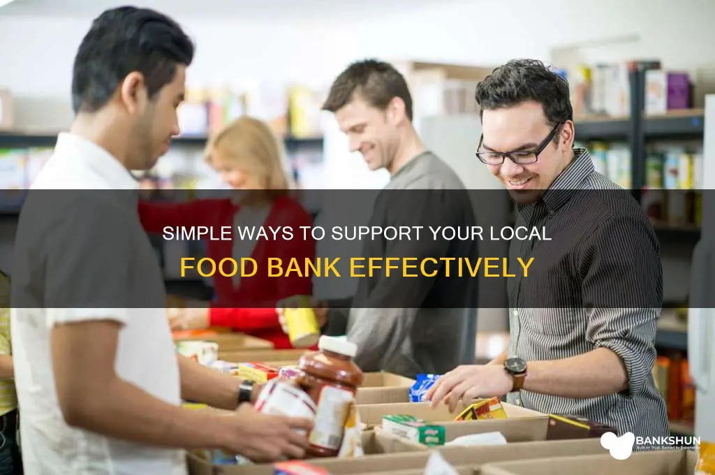 how to contribute to a food bank