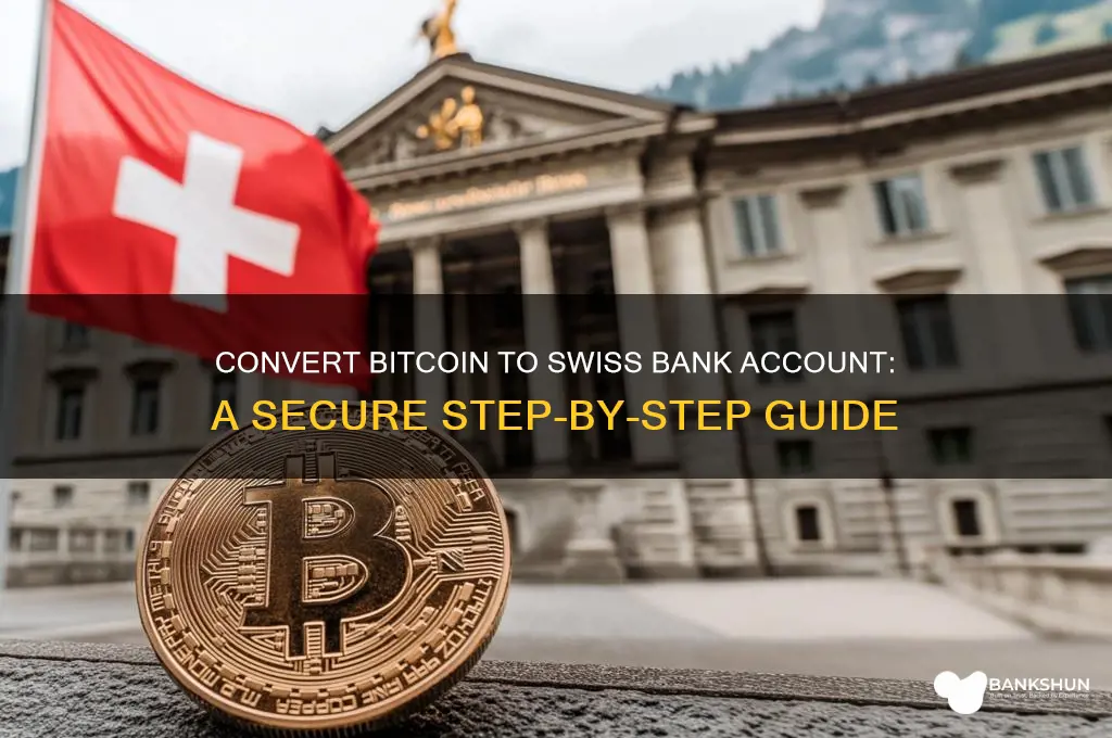 how to convert bitcoins into swiss bank