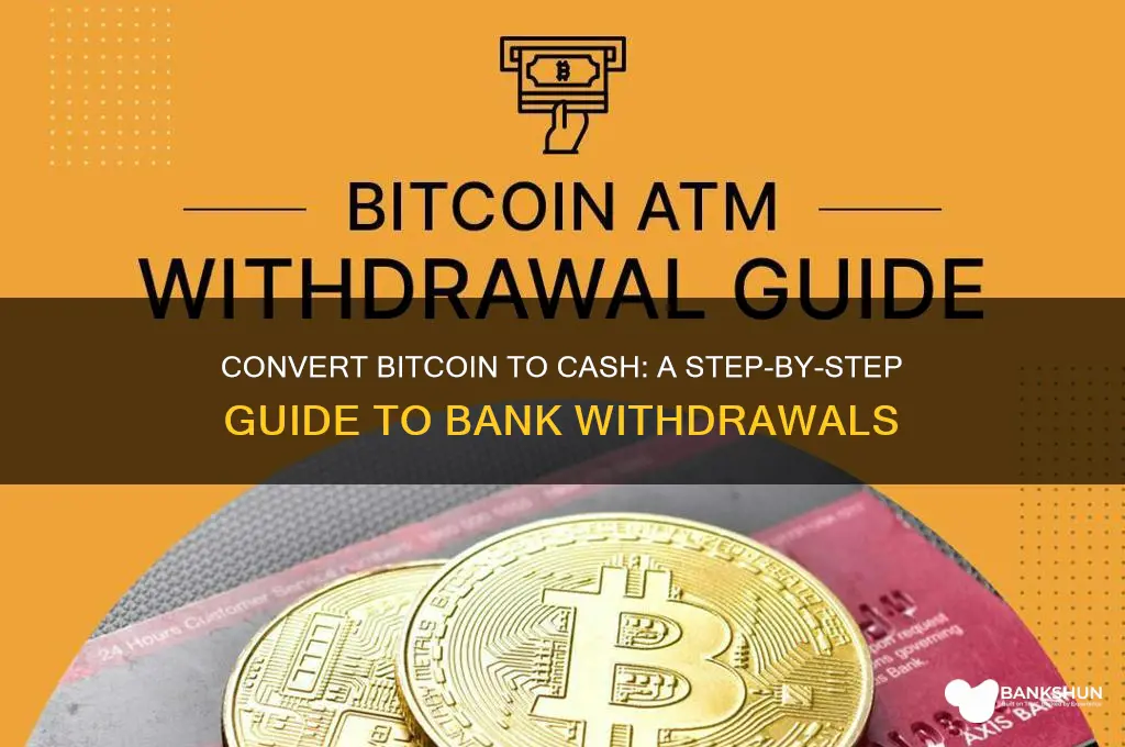 how to convert bitcoins to cash bank