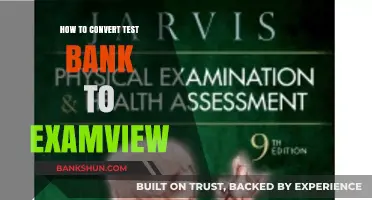 Convert Test Bank to ExamView: A Step-by-Step Guide for Educators