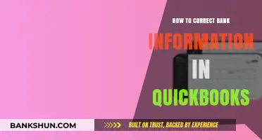 QuickBooks Bank Info Fix: Step-by-Step Guide to Correcting Errors