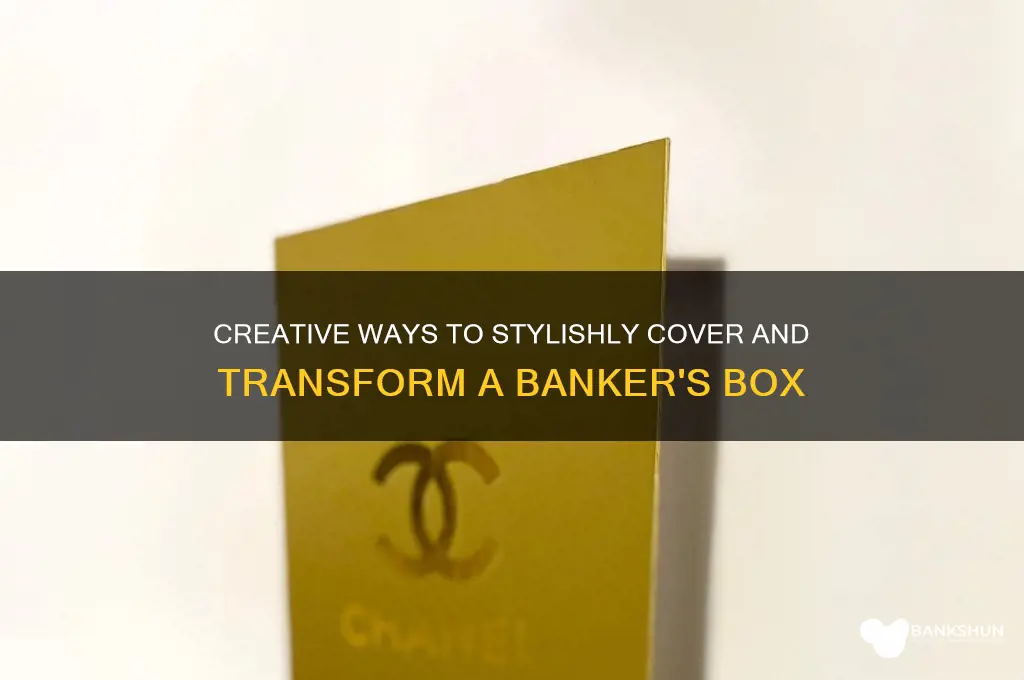 how to cover a banker