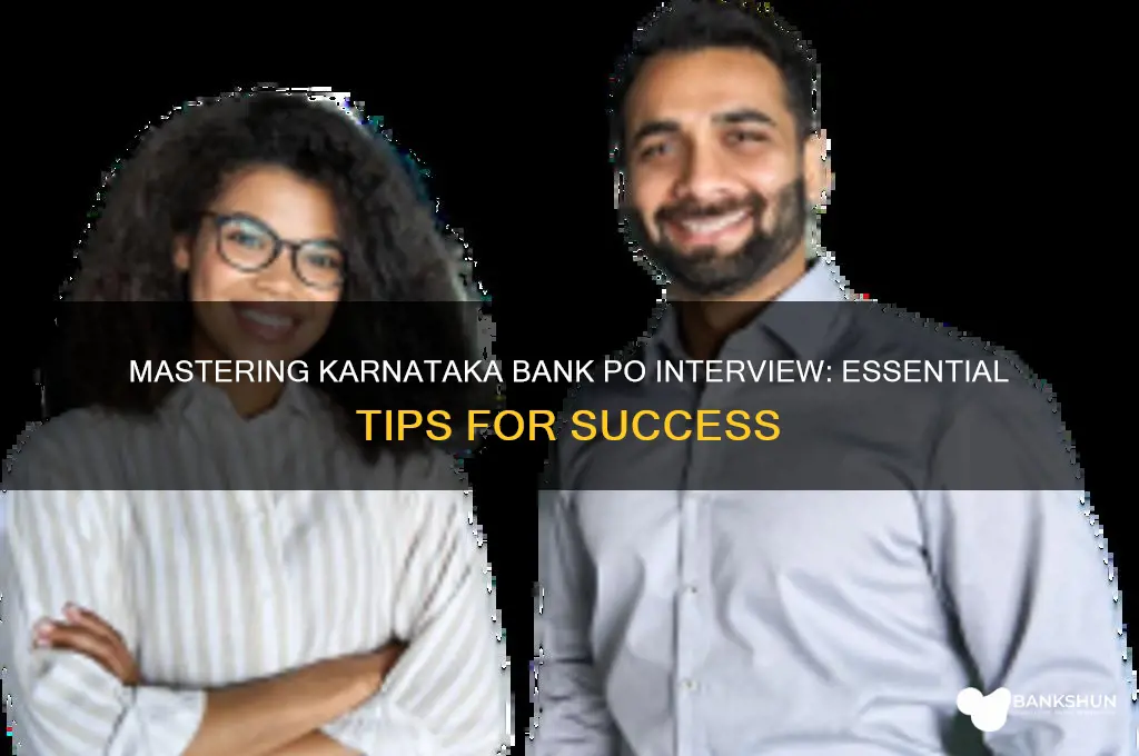 how to crack karnataka bank po interview