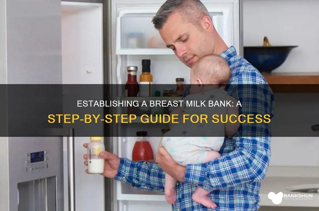 how to create a breast milk bank