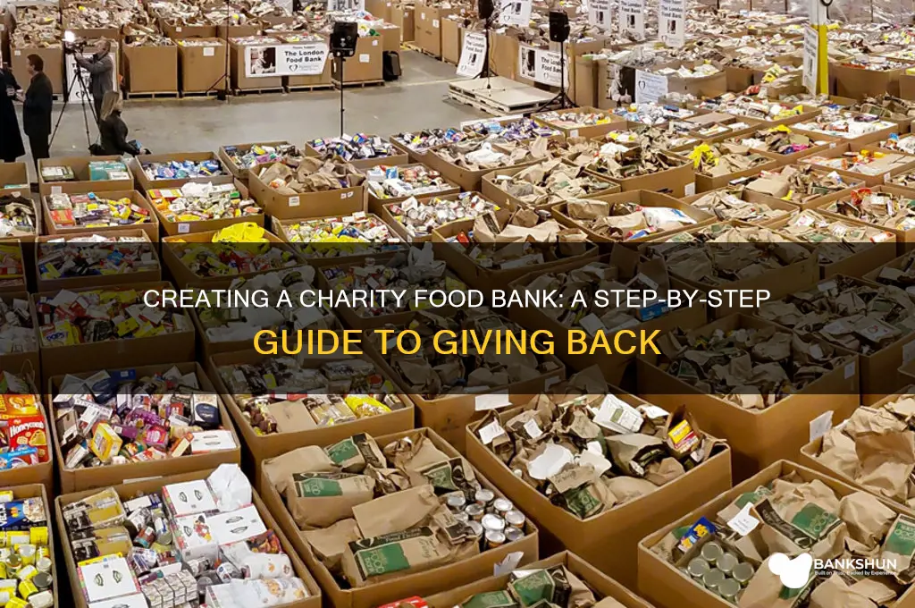 how to create a charity food bank