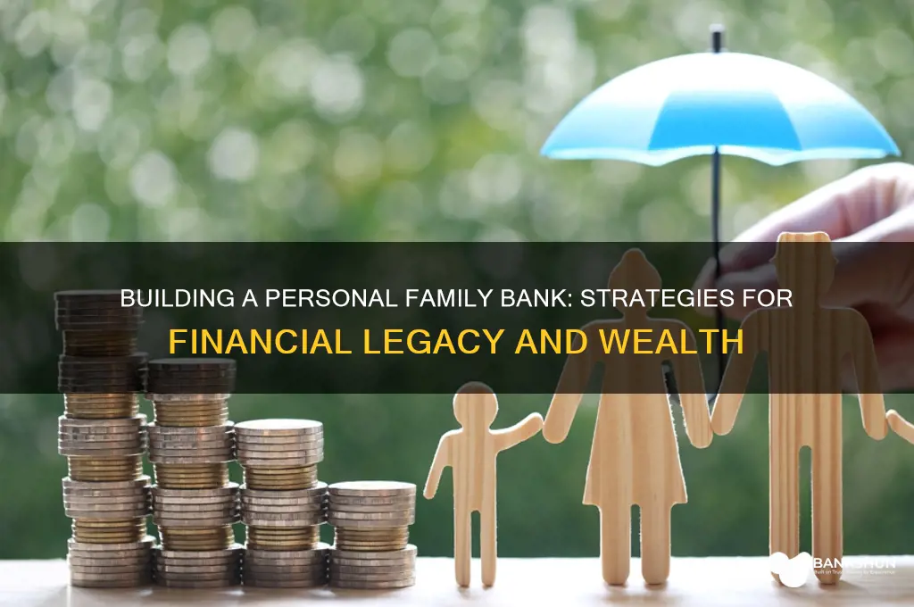 how to create a personal family bank