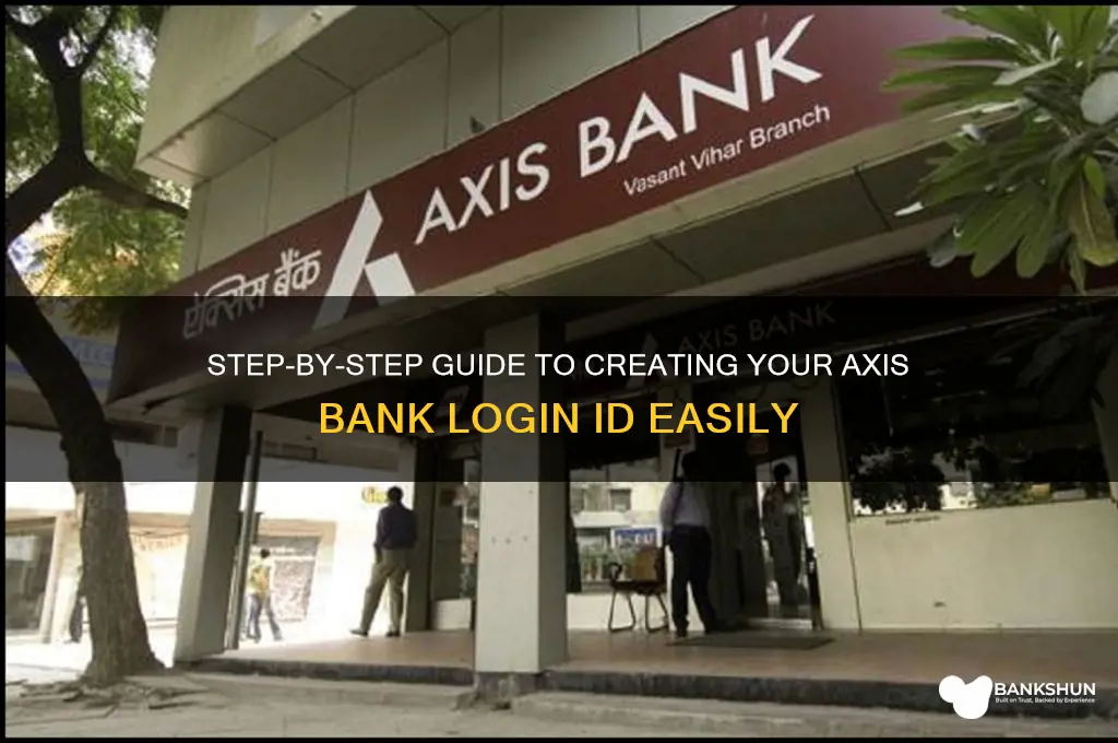 how to create axis bank login id