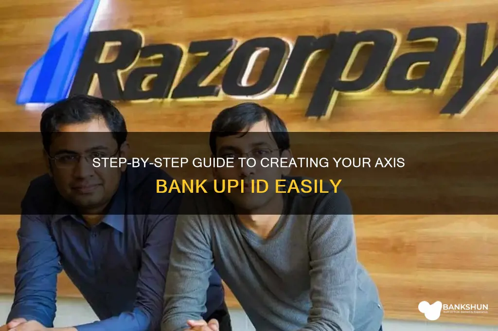 how to create axis bank upi id