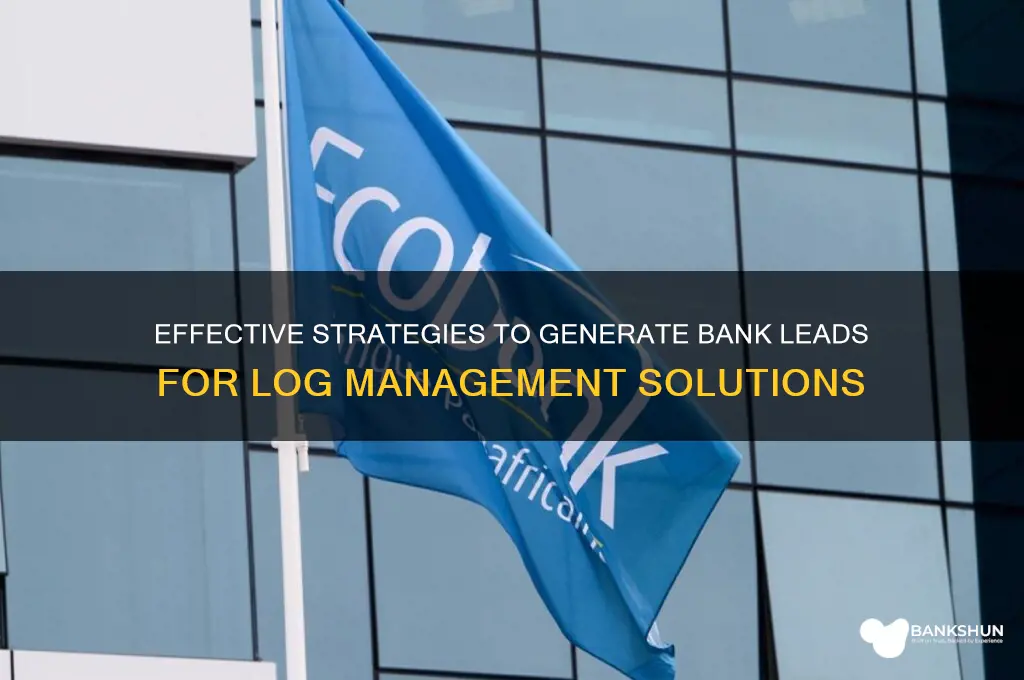 how to create bank leads for logs