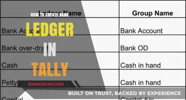Mastering Tally: Step-by-Step Guide to Creating a Bank Ledger