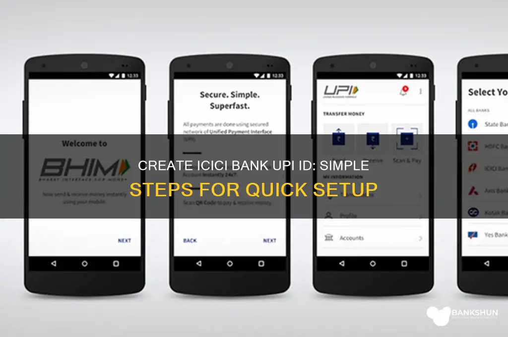 how to create icici bank upi id