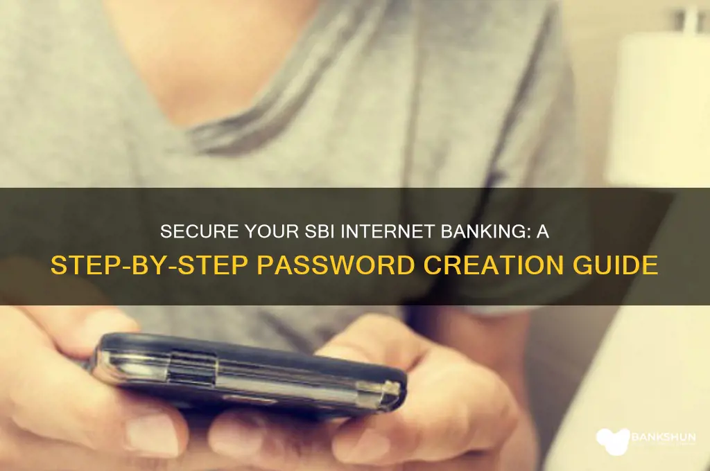 how to create internet banking password sbi