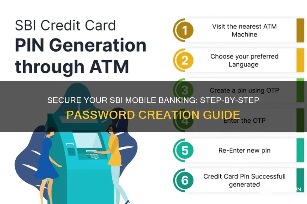 how to create sbi mobile banking password