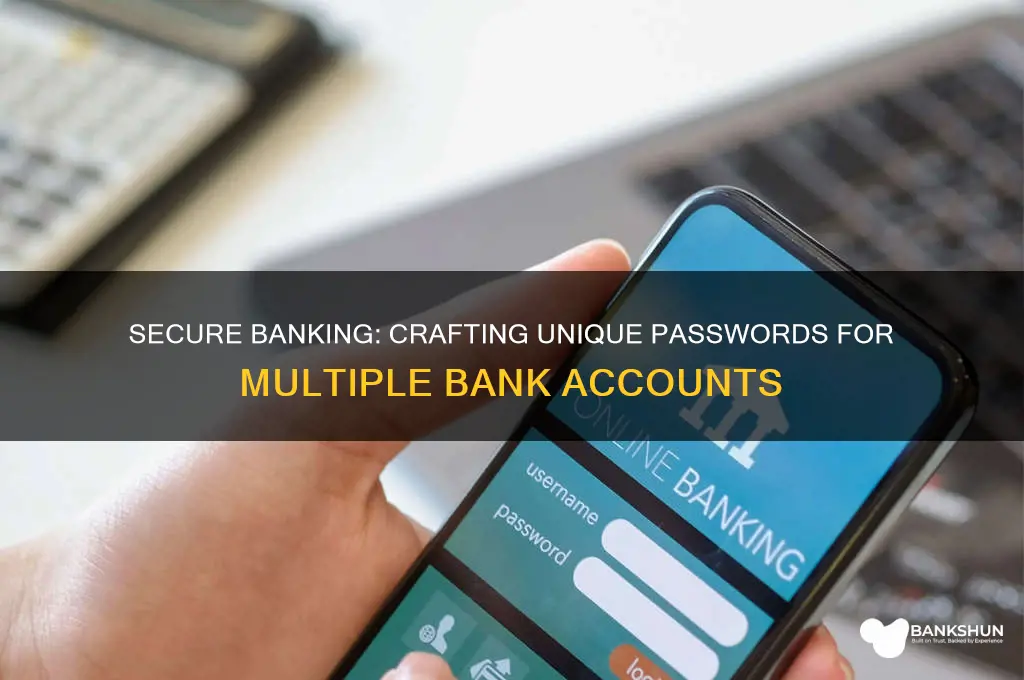 how to create secure password different banks