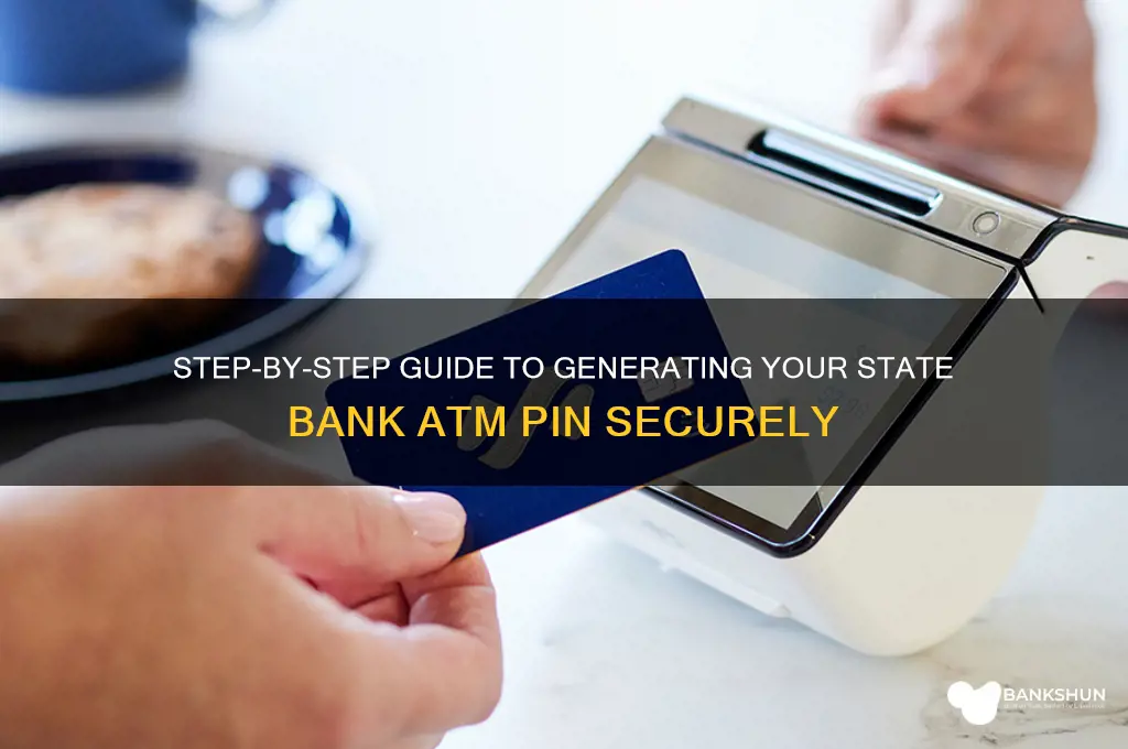 how to create state bank atm pin