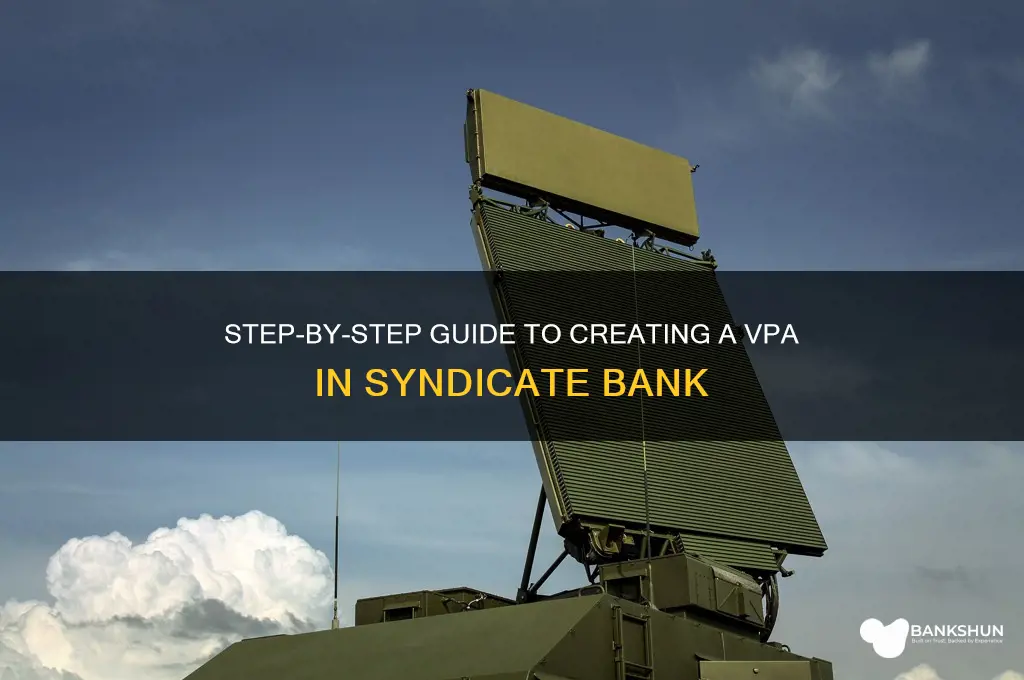 how to create vpa in syndicate bank
