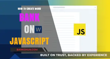 Mastering JavaScript: A Step-by-Step Guide to Creating a Word Bank