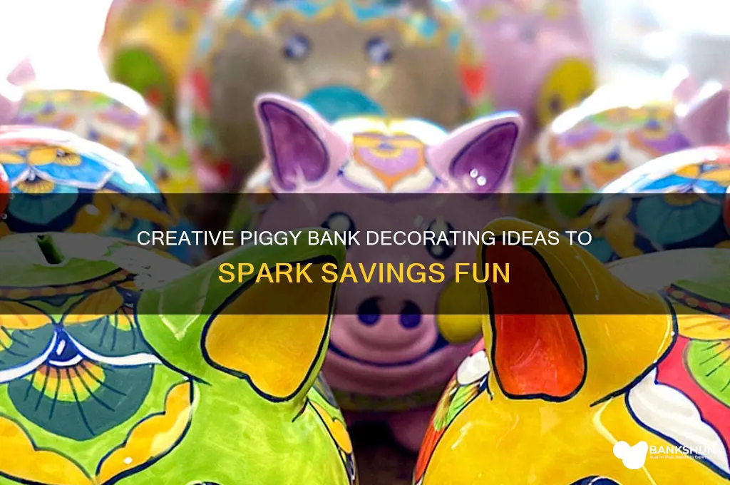 how to decorate a piggy bank ideas