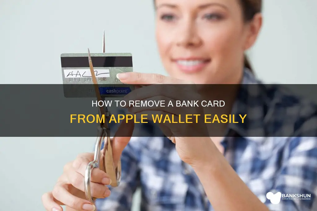 how to delete bank from apple wallet