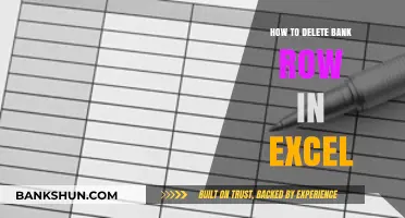 Efficiently Remove Bank Rows in Excel: A Step-by-Step Guide